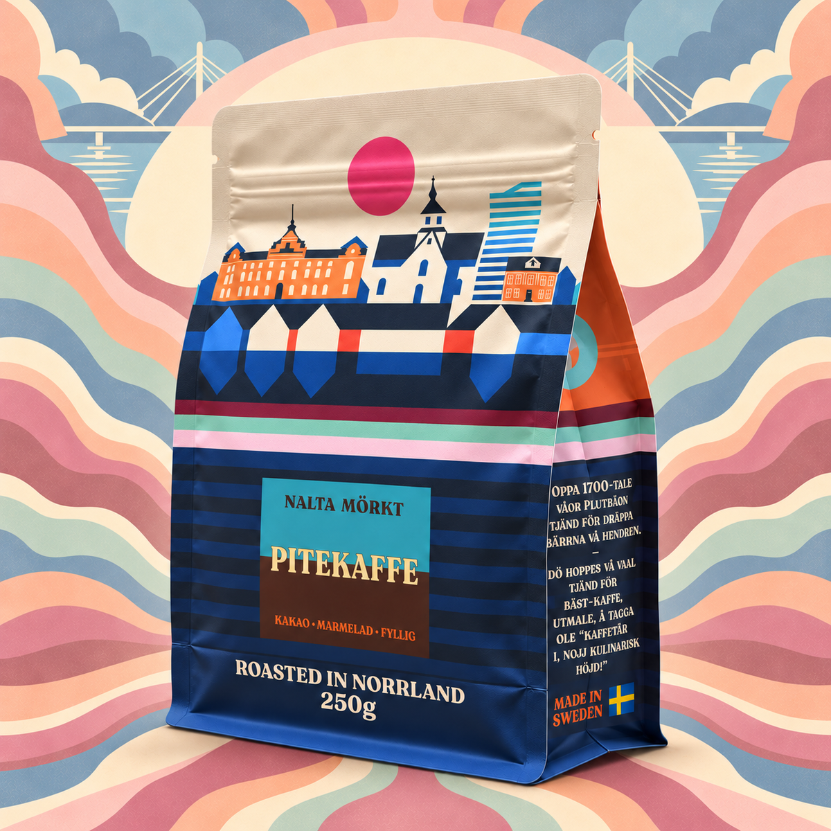 Pitekaffe coffee bag side mockup – V2