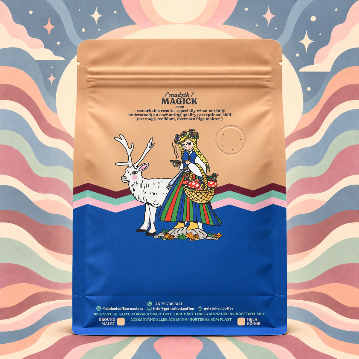 Yasumi Sugarcane Decaf coffee bag back mockup – V2